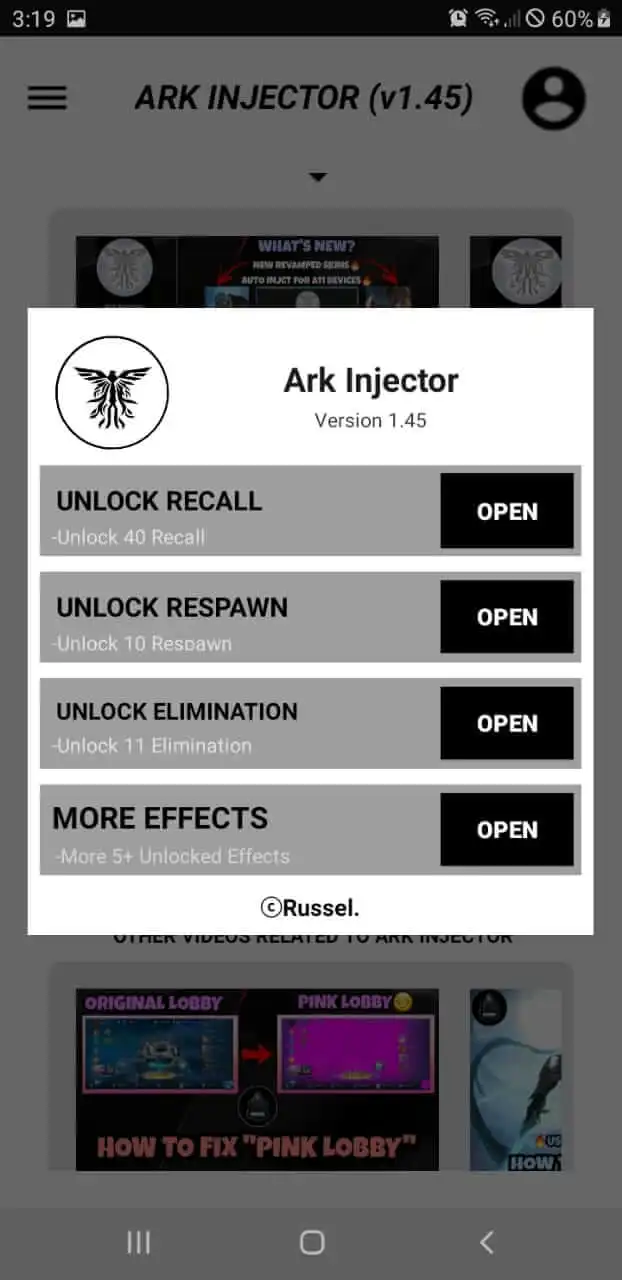 ark injector 17